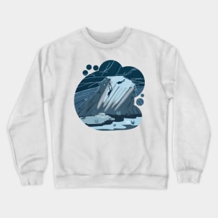 Exploring a cave Crewneck Sweatshirt